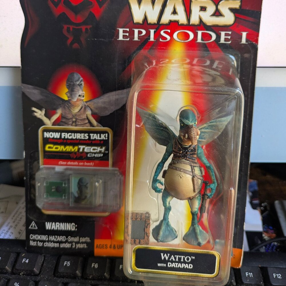 Star Wars Episode 1 WAtto Action Figure 1998 Collection 2 Comm Tech Chip